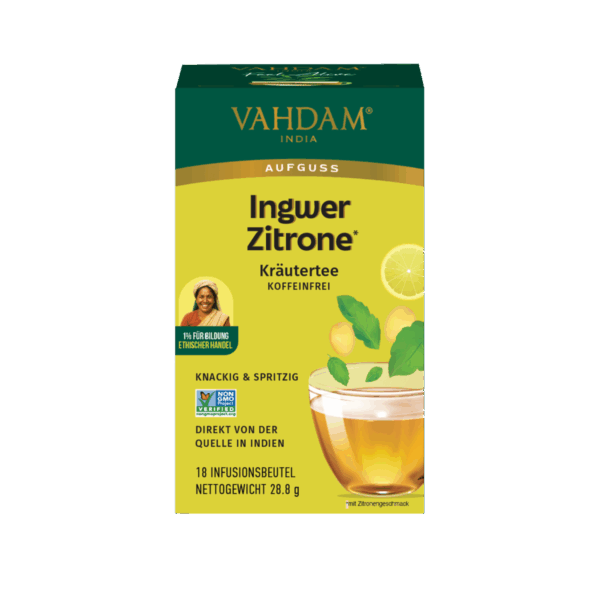 Vahdam Ingwer Zitrone (18 Infusionsbeutel)